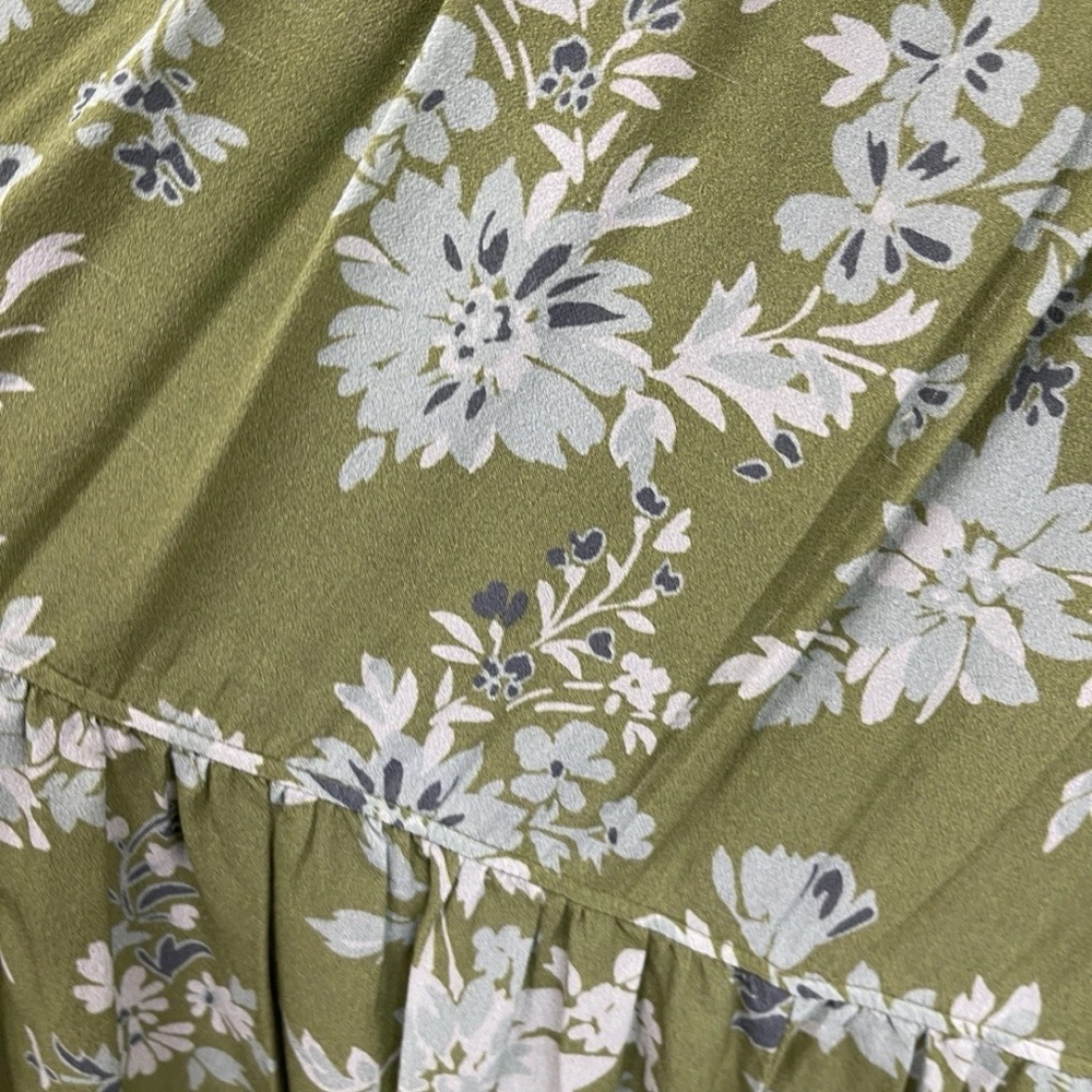 Spartina 449 Light Green Floral Maxi Dress - Picture 6 of 6